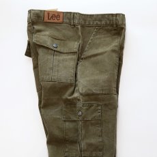 画像7: 〜80's Lee COTTON CANVAS BAKER style CARGO PANTS "ONE WASHED"【表記 W31 x L34 】 (7)